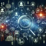 "Инфографика, иллюстрирующая лучшие онлайн-инструменты для анализа эффективности в социальных сетях, включая графики и иконки популярных платформ, таких как Facebook, Instagram и Twitter."